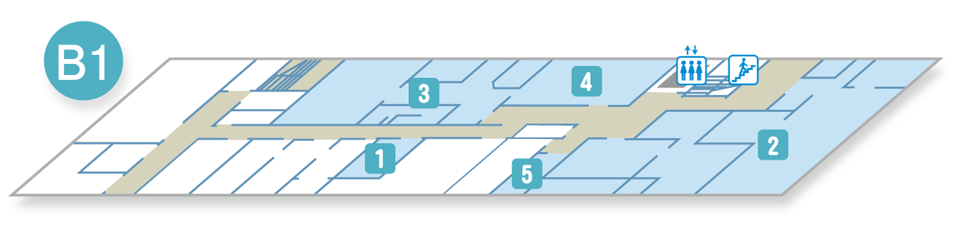 地下一階フロアマップ