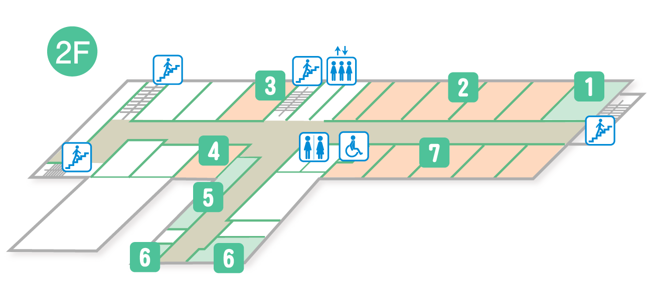 二階フロアマップ