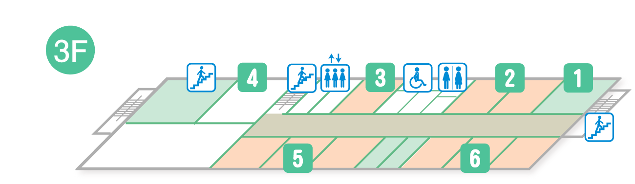 三階フロアマップ